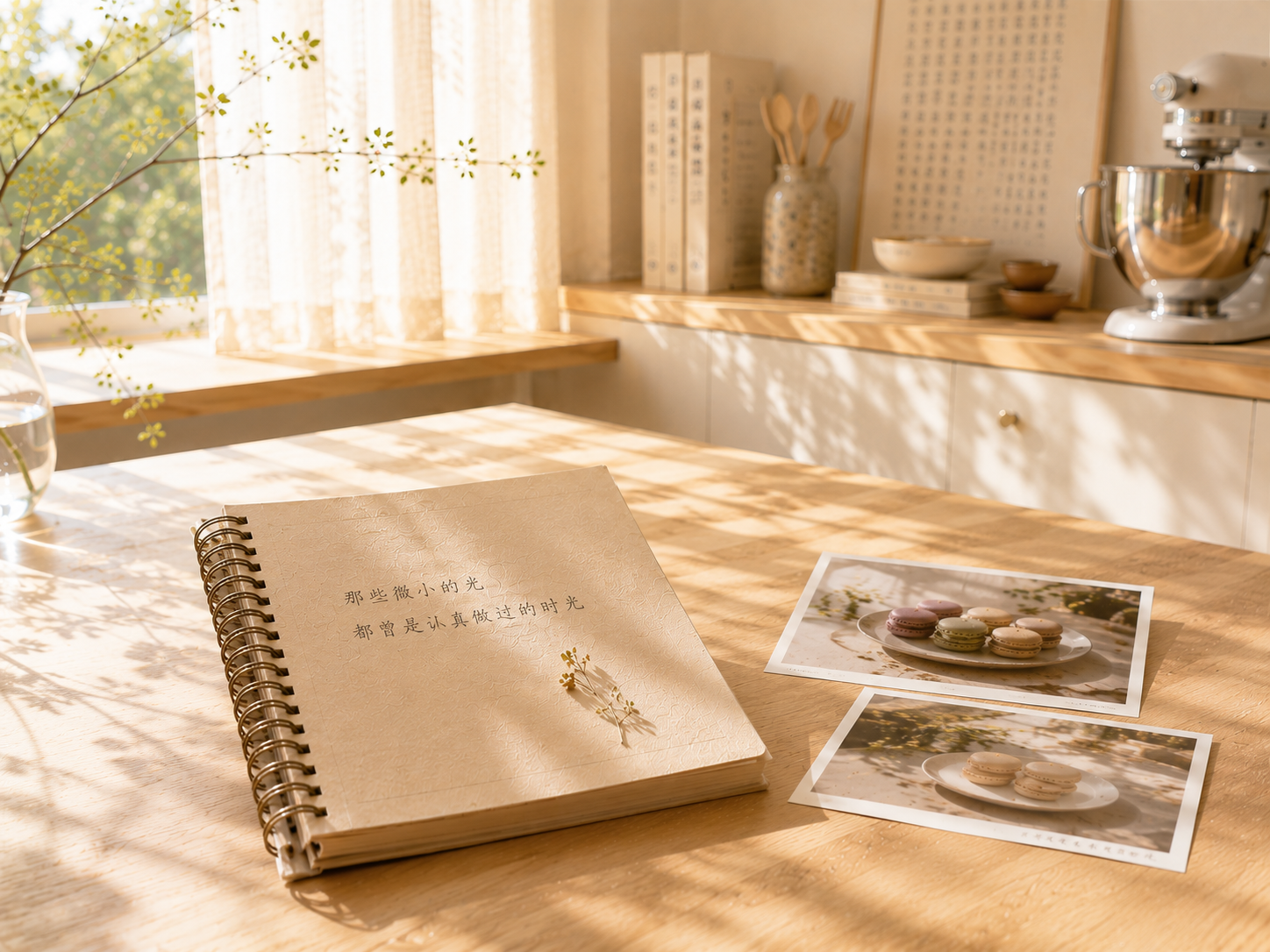 記錄作品時光的筆記與照片
